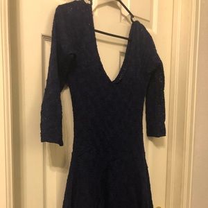 Lace Blue Free People Dress